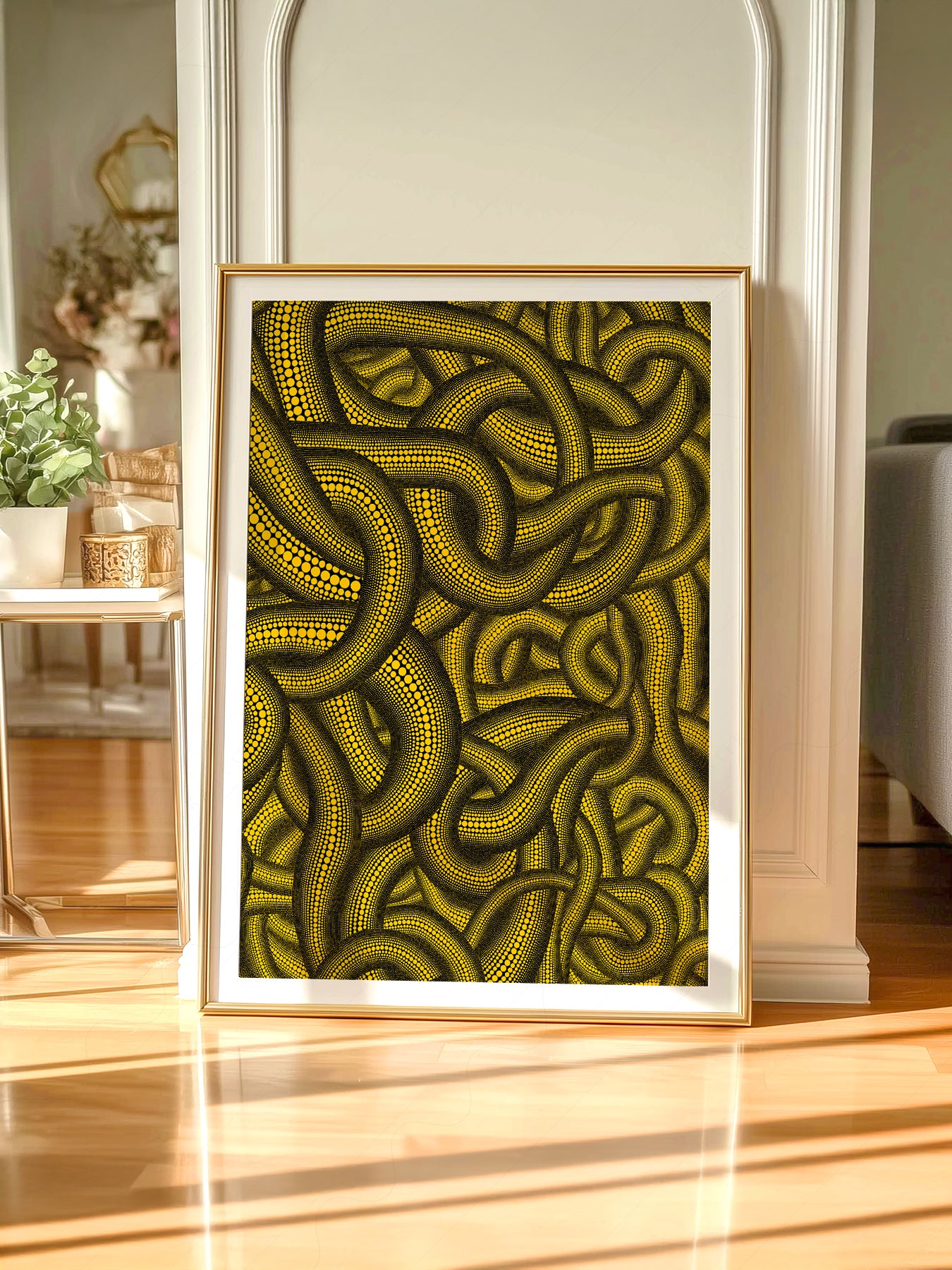 Yayoi Kusama Snakes Art Print – Japanese Contemporary – classic art print reproduction