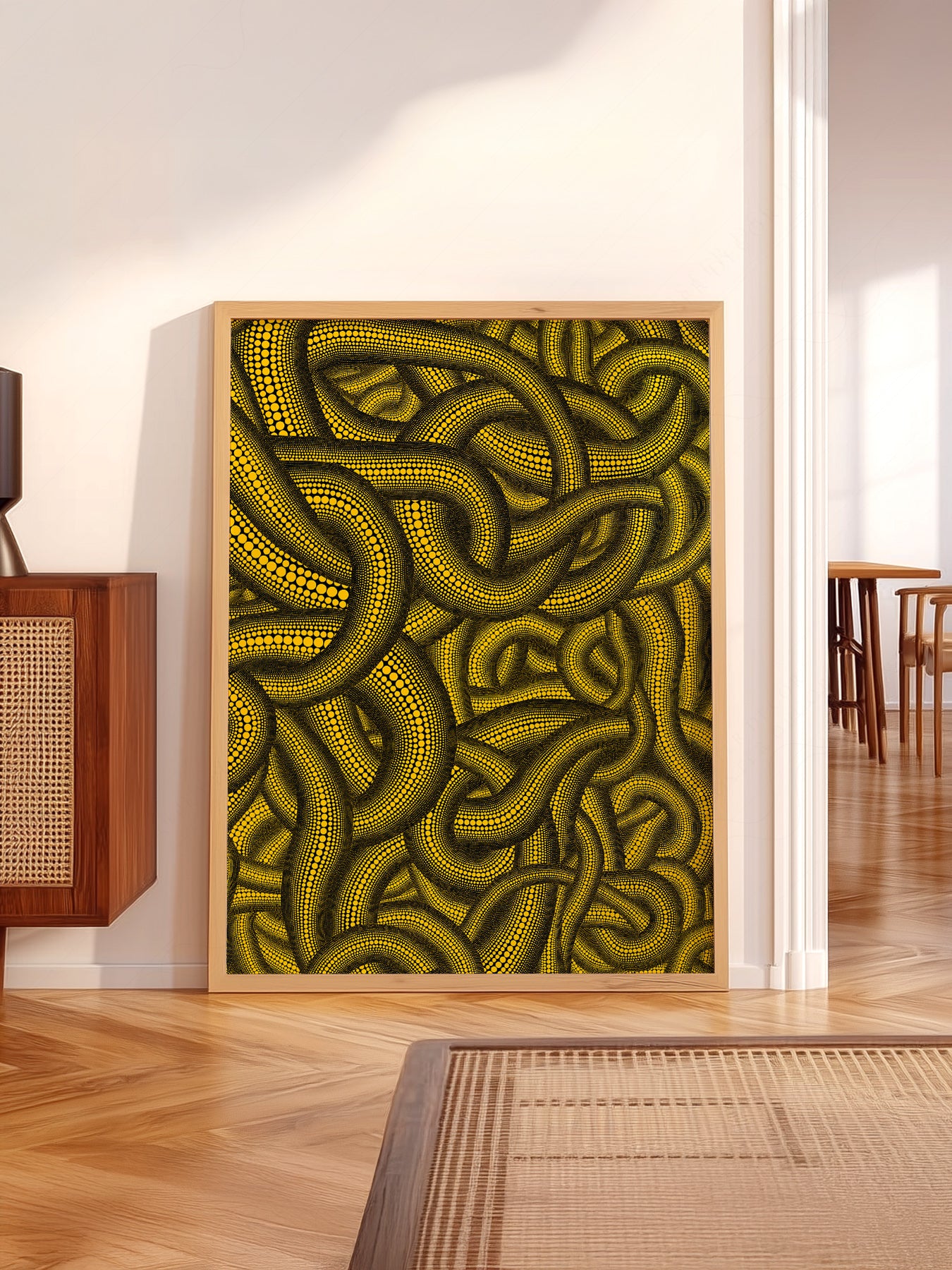 Yayoi Kusama Snakes Art Print – Japanese Contemporary – archival paper art print
