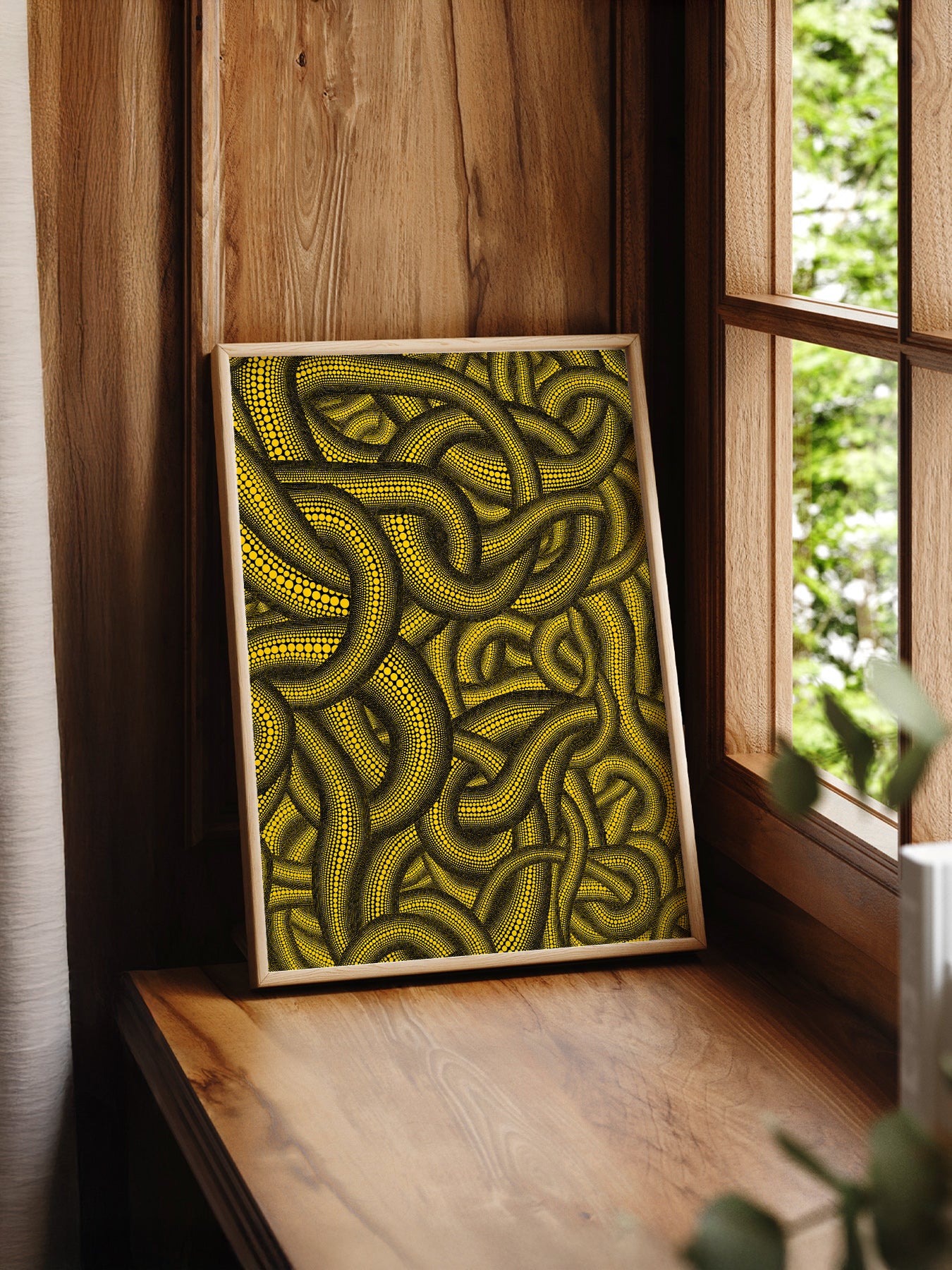 Yayoi Kusama Snakes Art Print – Japanese Contemporary – fine art wall poster
