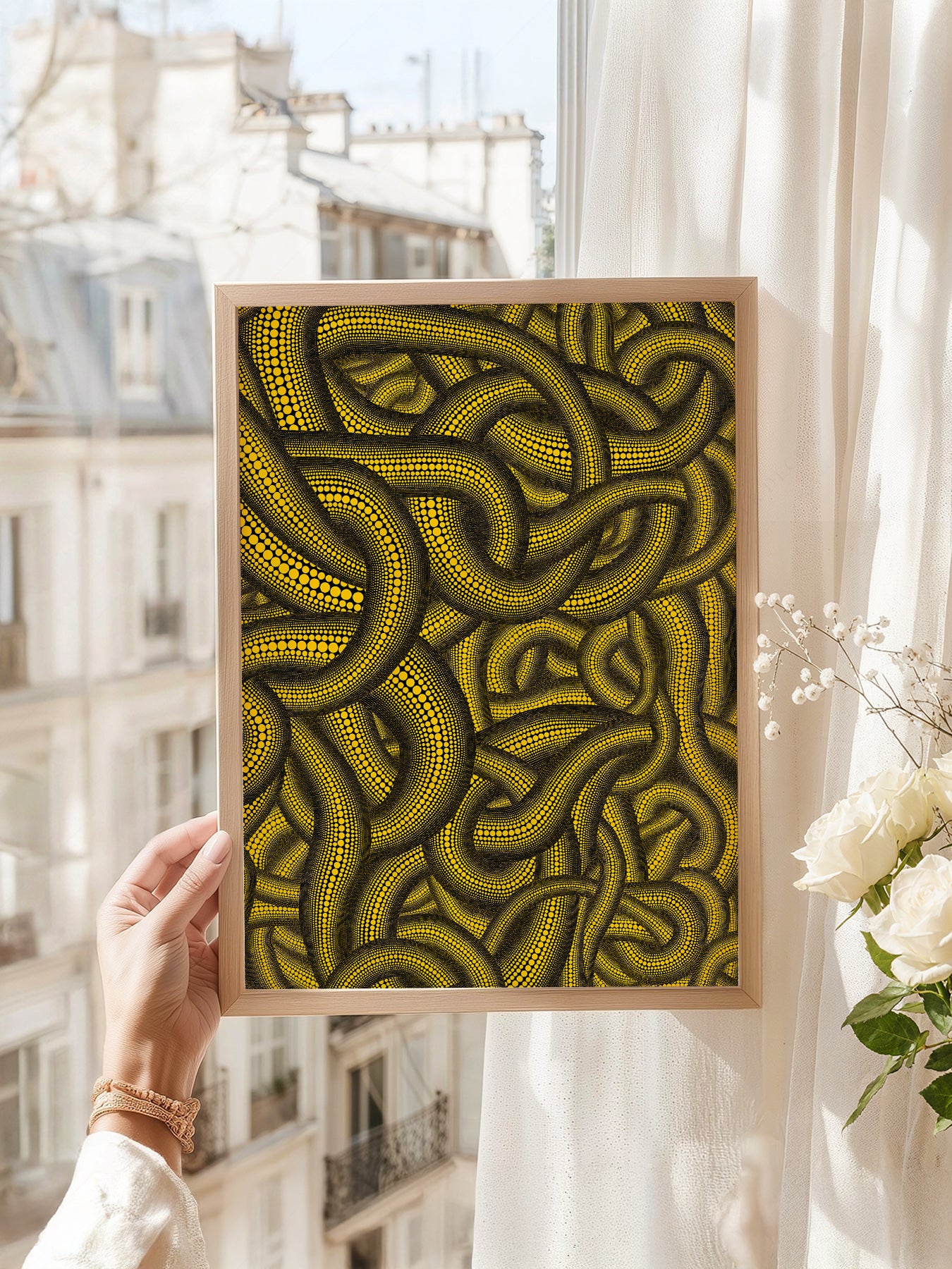 Yayoi Kusama Snakes Art Print – Japanese Contemporary – high quality art print