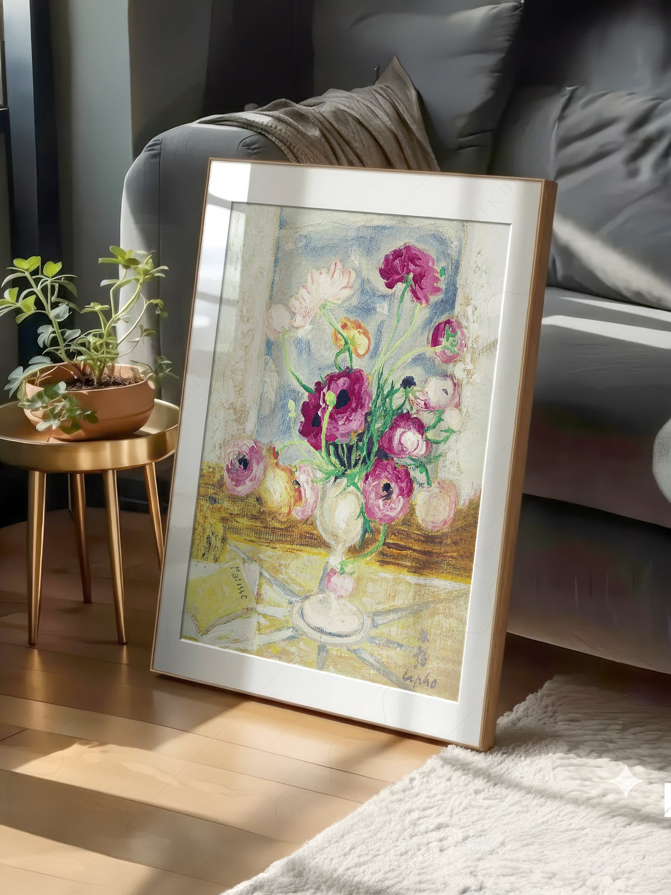 Henri Matisse Flower in a Vase Art Print – Still Life Wall Decor