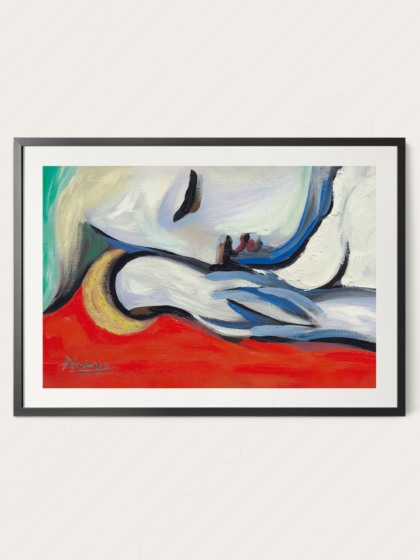 Gallery wall featuring Pablo Picasso Le Repos fine art print