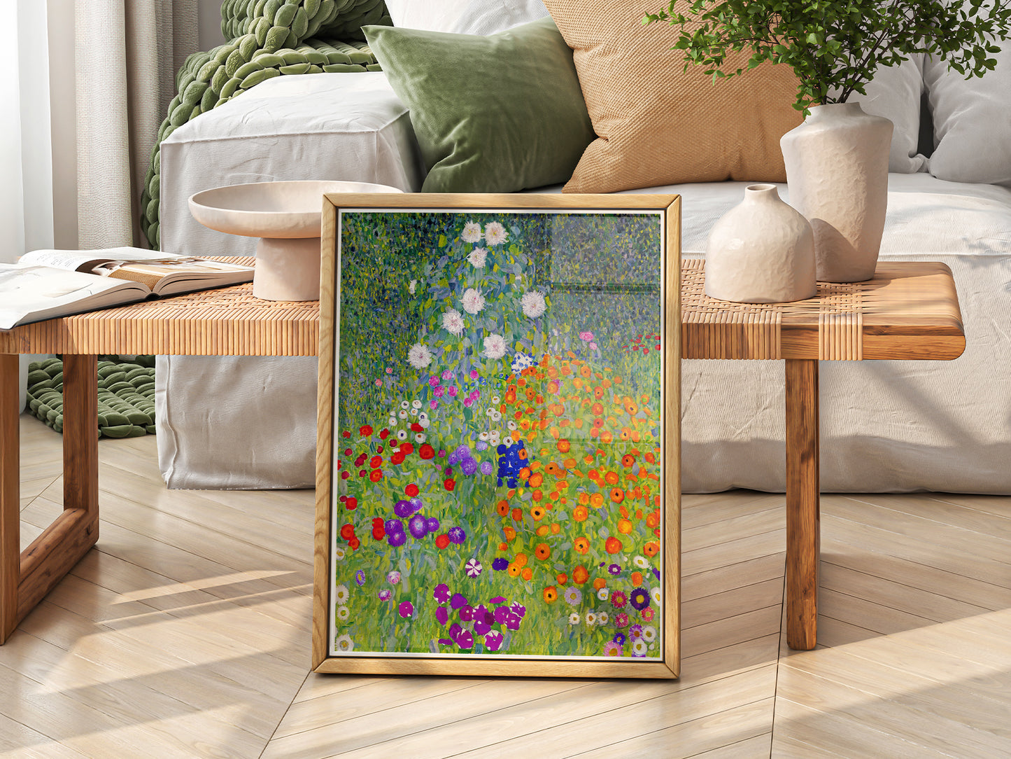 Gustav Klimt, Bauerngarten Fine Art Print