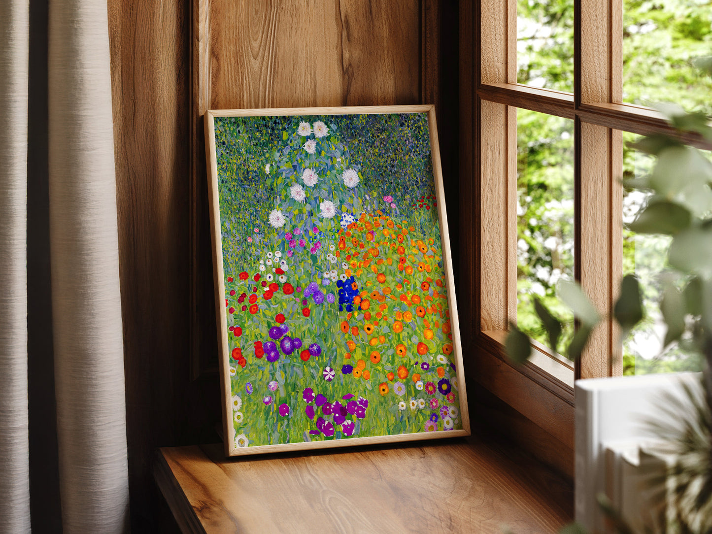 Gustav Klimt, Bauerngarten Fine Art Print