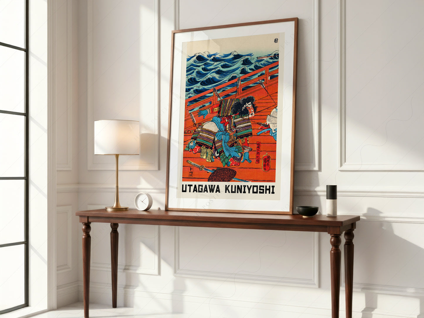 Utagawa Kuniyoshi Saga Goro Mitsutoki Print – Japanese Samurai Wall Art