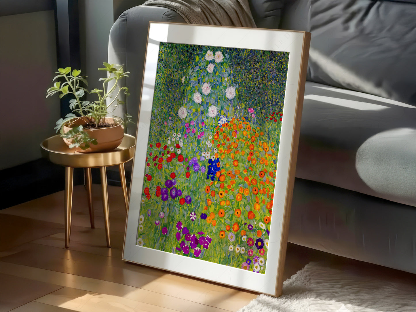 Gustav Klimt, Bauerngarten Fine Art Print