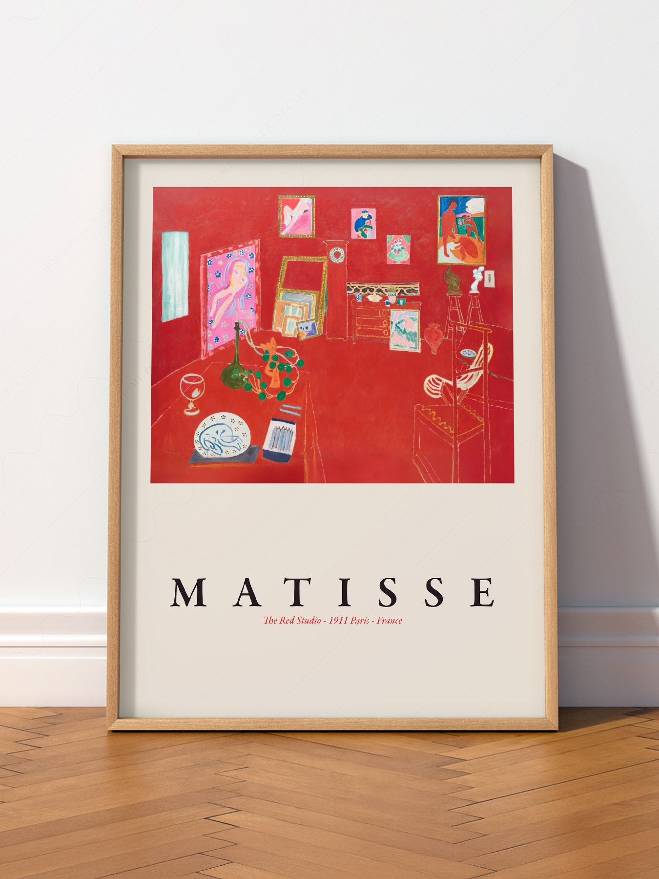 Henri Matisse The Red Studio Art Print – Modern Museum Wall Poster