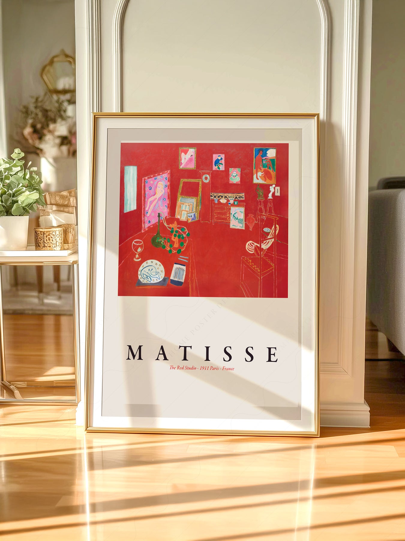 Henri Matisse The Red Studio Art Print – Modern Museum Wall Poster