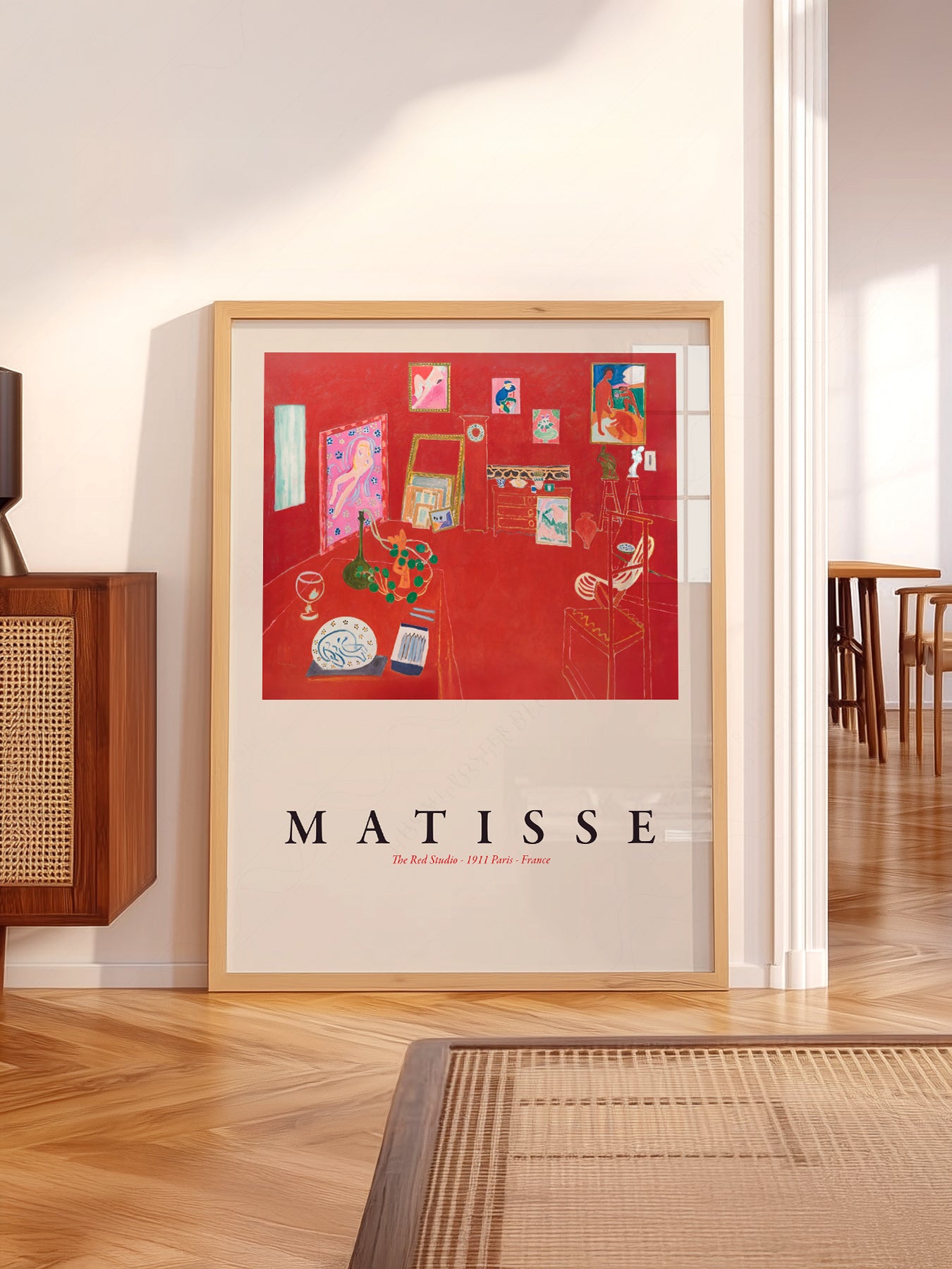 Henri Matisse The Red Studio Art Print – Modern Museum Wall Poster