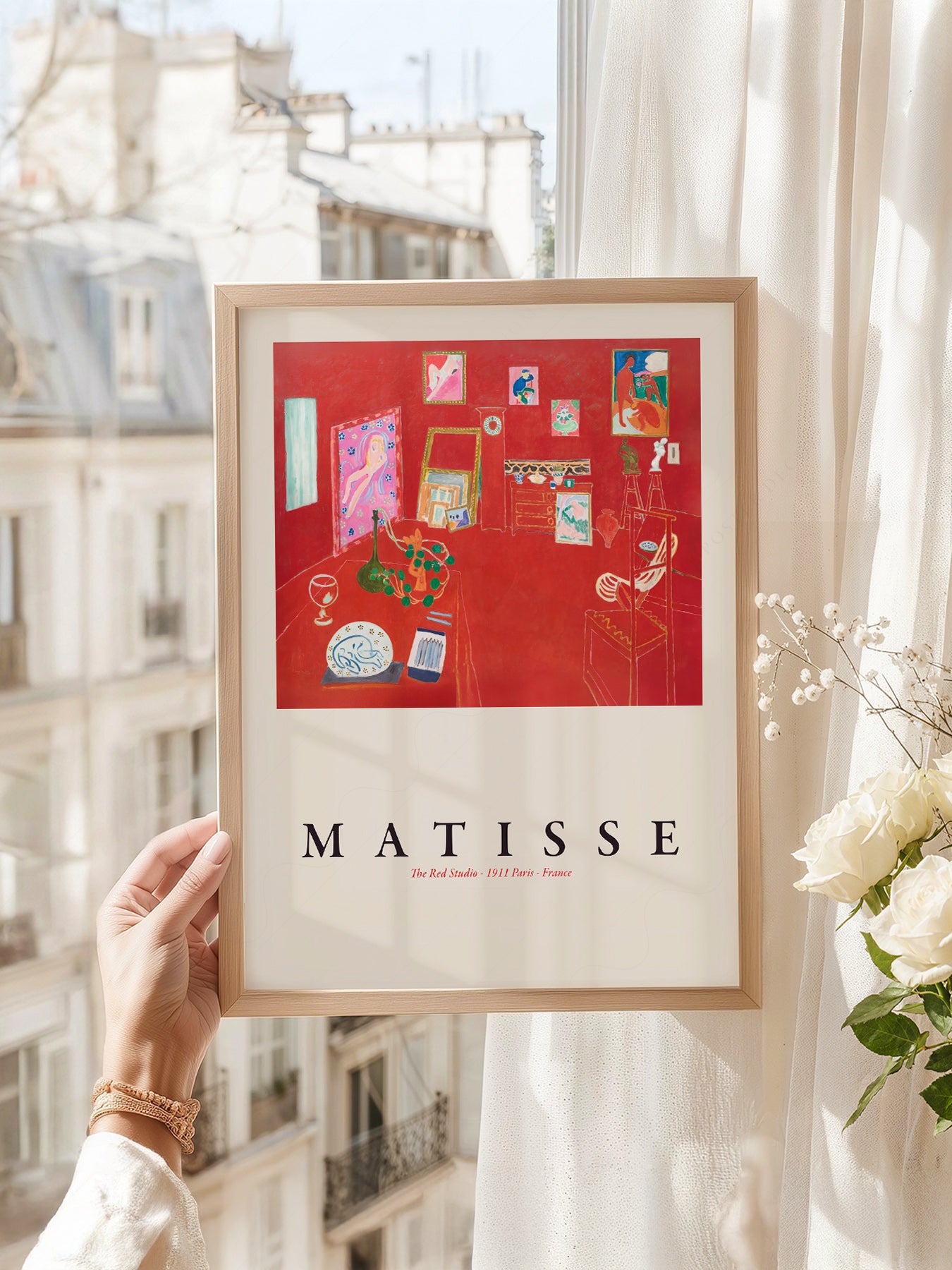 Henri Matisse The Red Studio Art Print – Modern Museum Wall Poster