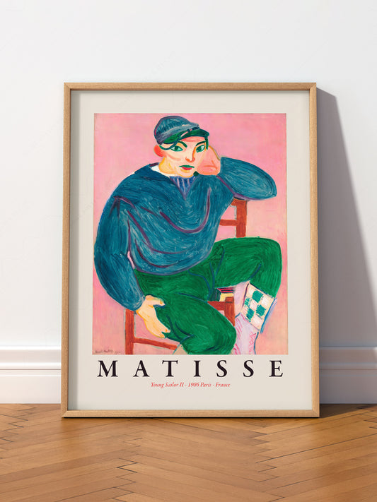 Henri Matisse, Young Sailor II Print, Fine Art Print