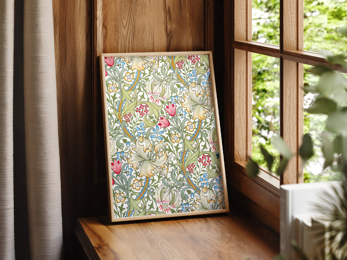 William Morris, Vine Flowers Print