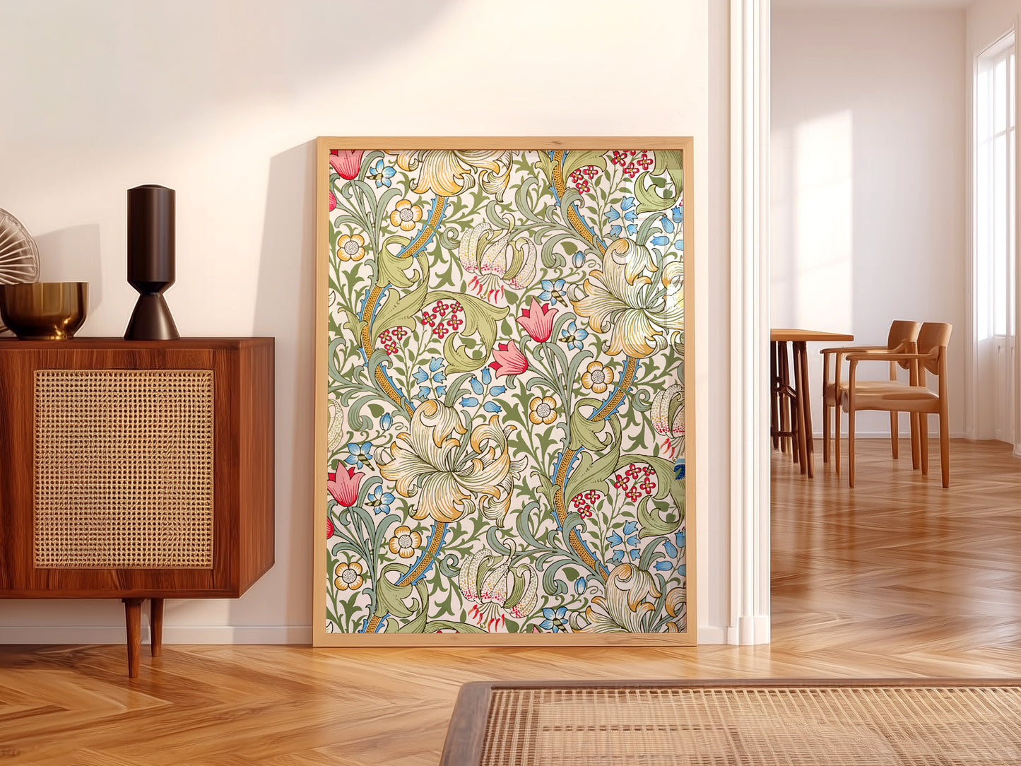 William Morris, Vine Flowers Print