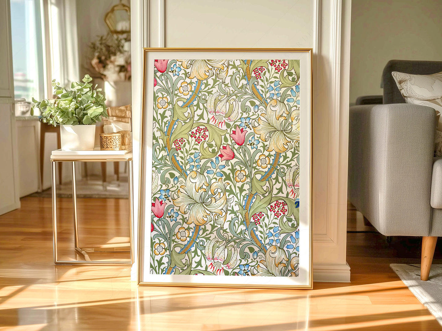 William Morris, Vine Flowers Print