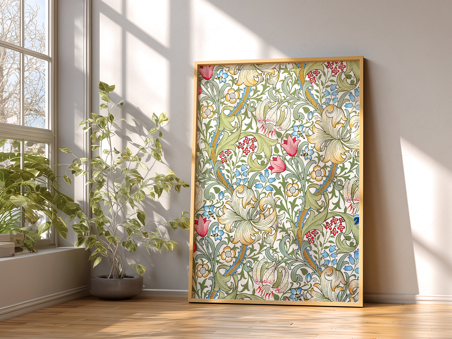 William Morris, Vine Flowers Print