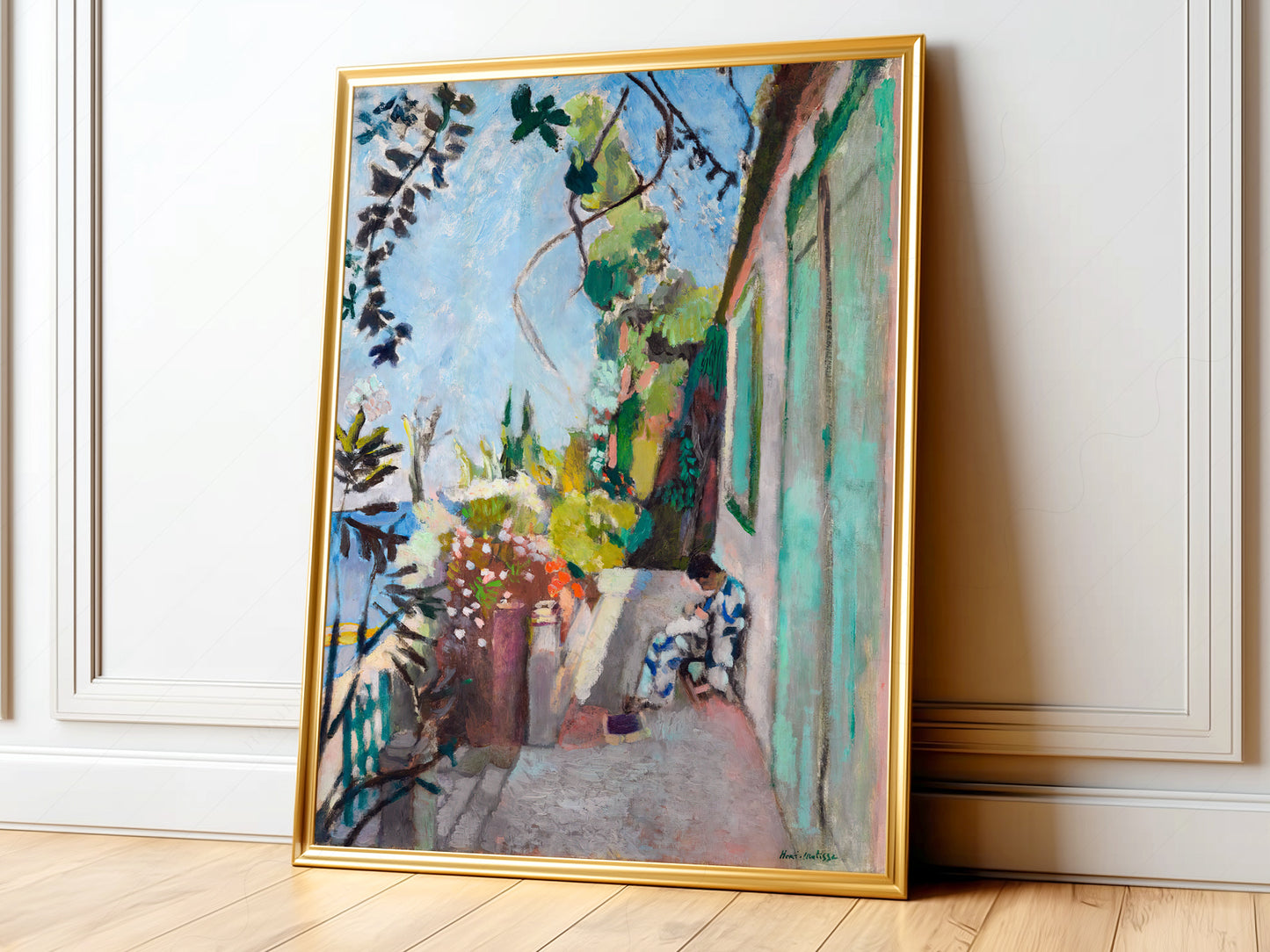 Henri Matisse, The Terrace, Le Cateu Cambrésis, Fine Art Print