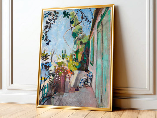 Henri Matisse, The Terrace, Le Cateu Cambrésis, Fine Art Print