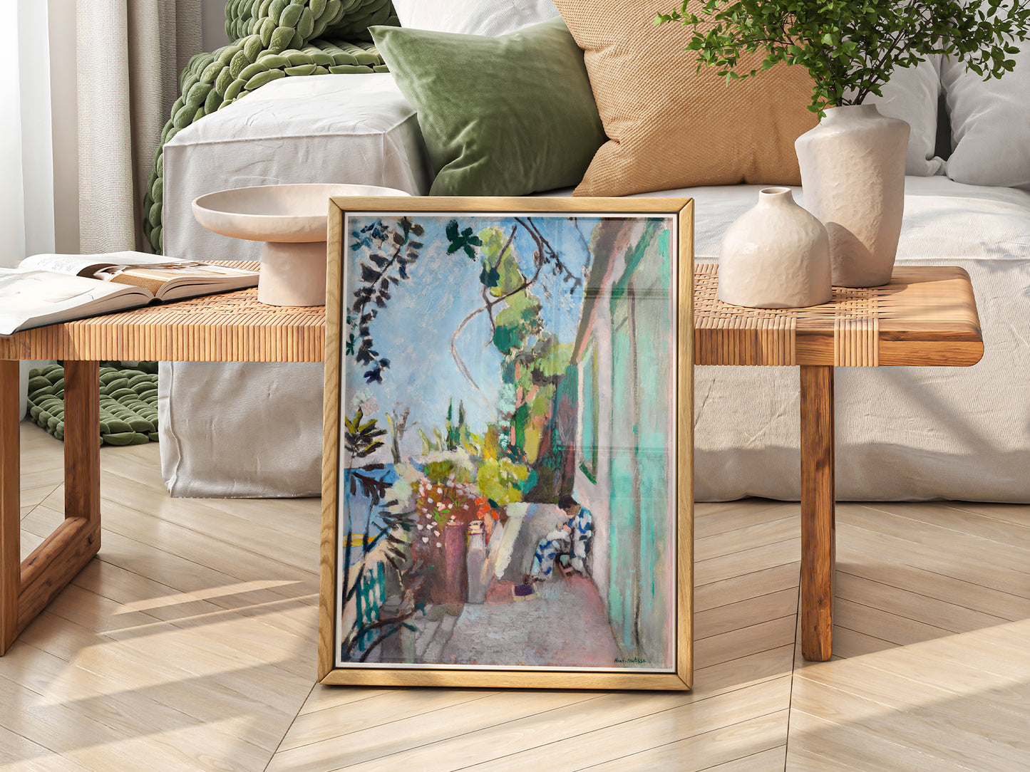 Henri Matisse, The Terrace, Le Cateu Cambrésis, Fine Art Print