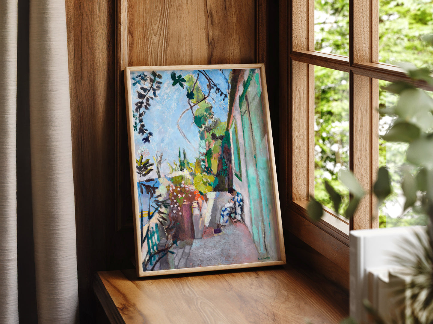 Henri Matisse, The Terrace, Le Cateu Cambrésis, Fine Art Print