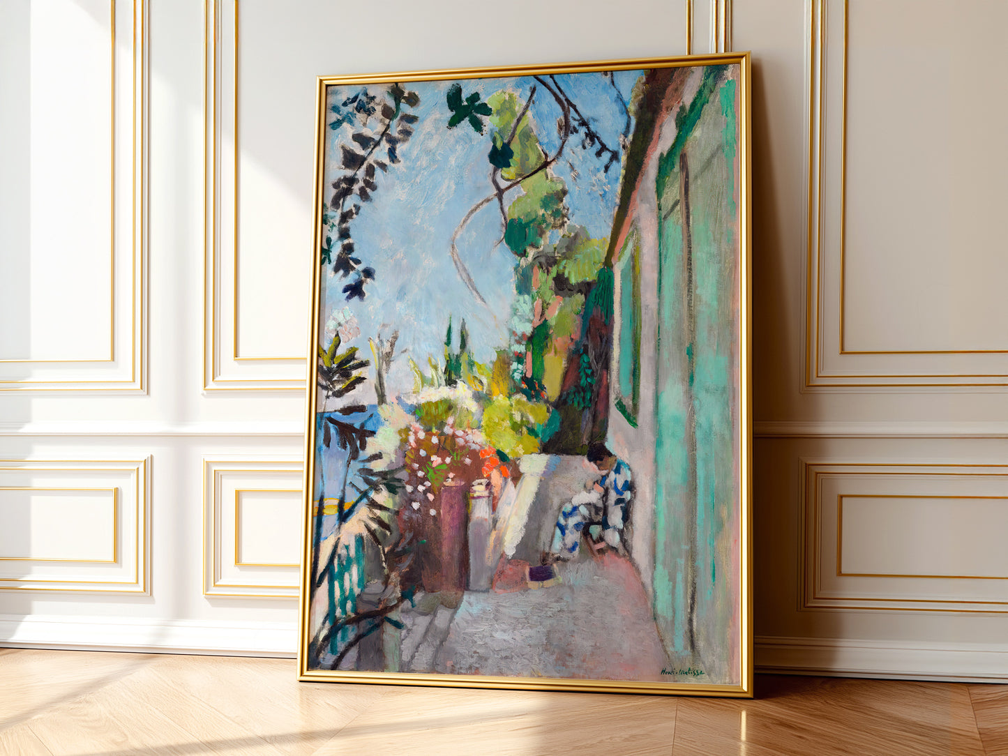 Henri Matisse, The Terrace, Le Cateu Cambrésis, Fine Art Print