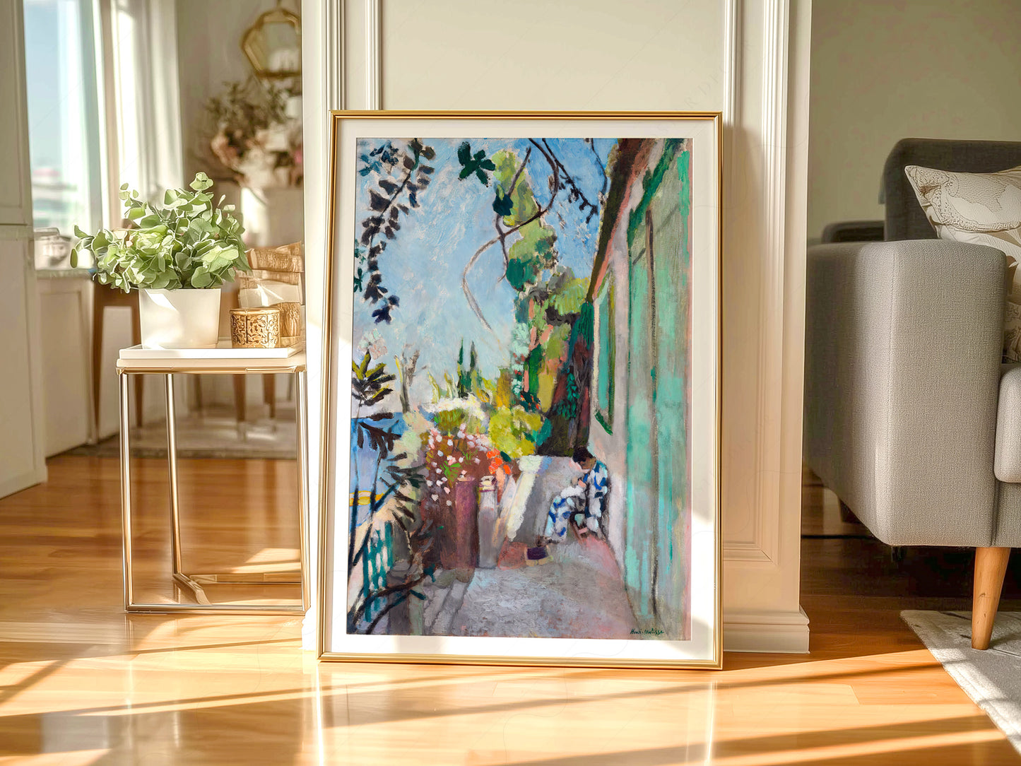 Henri Matisse, The Terrace, Le Cateu Cambrésis, Fine Art Print