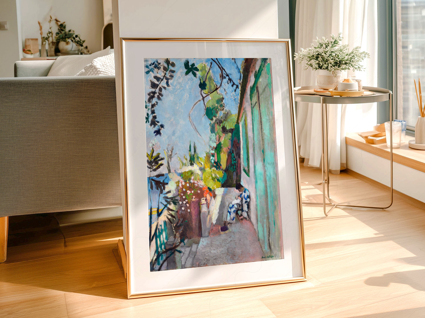 Henri Matisse, The Terrace, Le Cateu Cambrésis, Fine Art Print