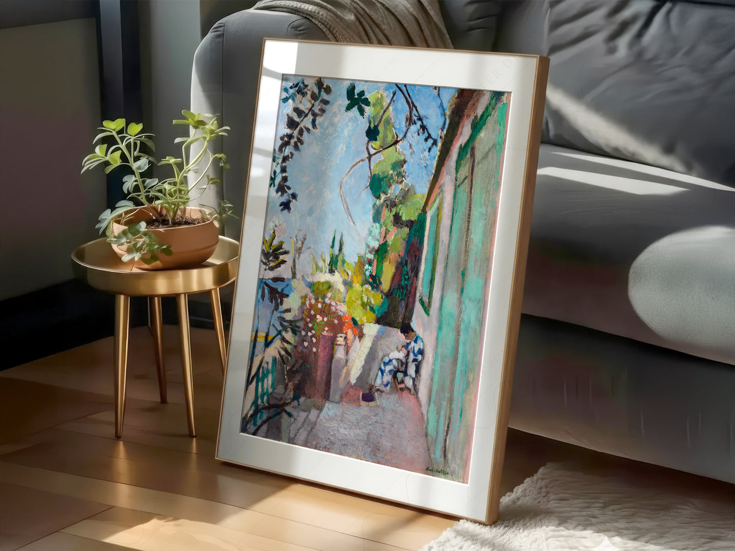 Henri Matisse, The Terrace, Le Cateu Cambrésis, Fine Art Print