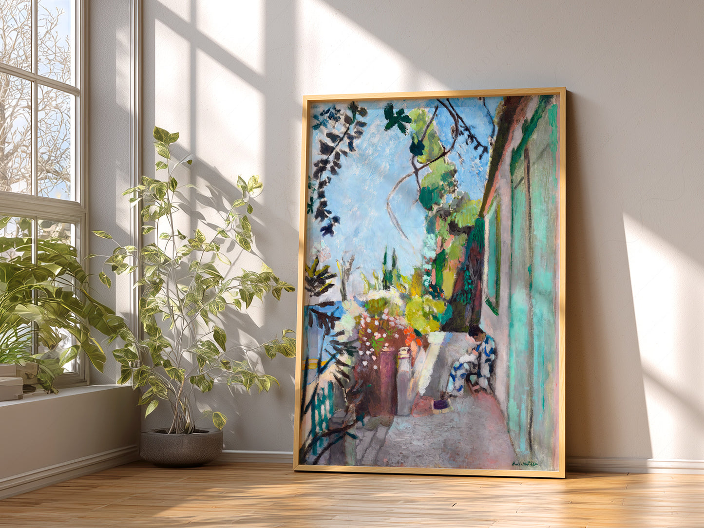 Henri Matisse, The Terrace, Le Cateu Cambrésis, Fine Art Print