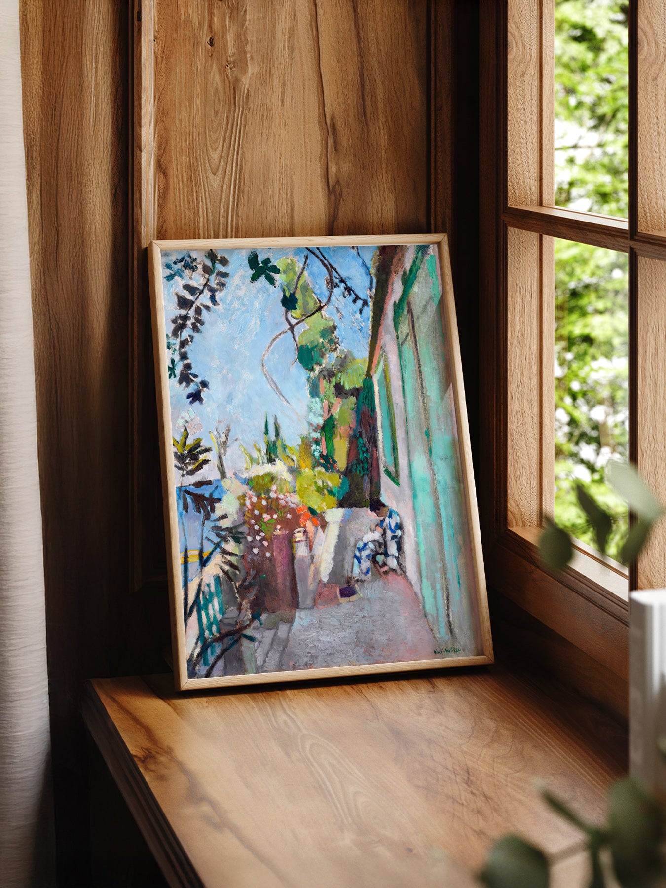 Henri Matisse, The Terrace, Le Cateu Cambrésis, Fine Art Print