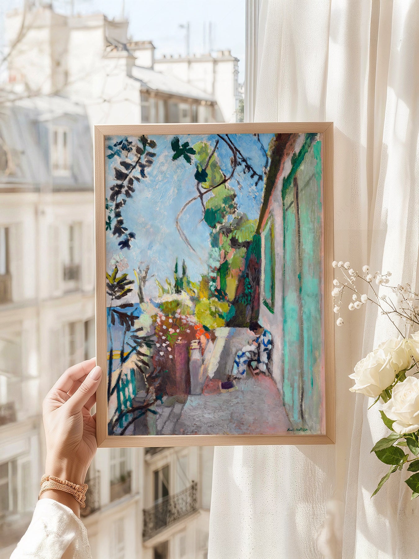 Henri Matisse, The Terrace, Le Cateu Cambrésis, Fine Art Print