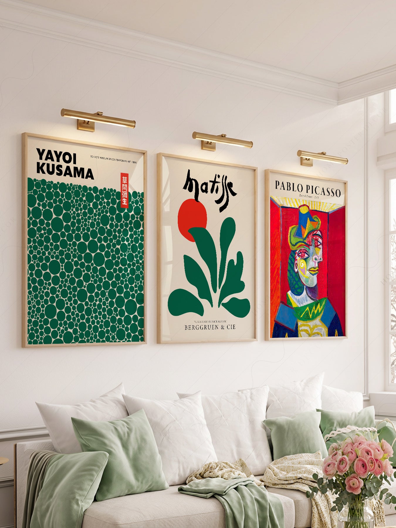 Matisse Kusama Picasso Gallery Wall Set of 3 – Modern – archival paper art print