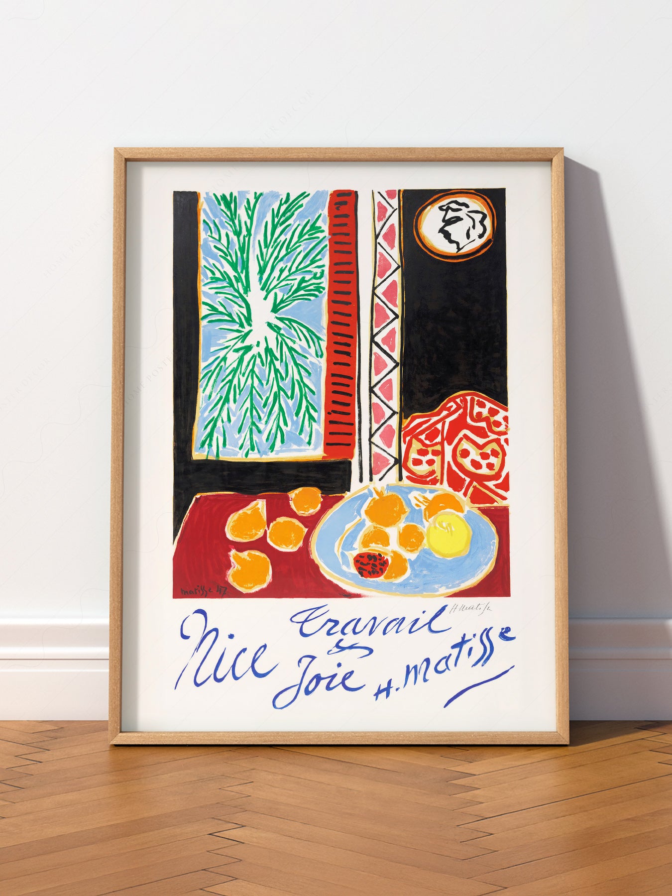Henri Matisse Nice Travail et Joie Art Print – Modern – fine art print wall decor