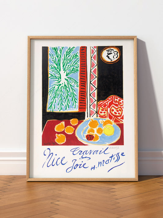 Henri Matisse Nice Travail et Joie Art Print – Modern – fine art print wall decor