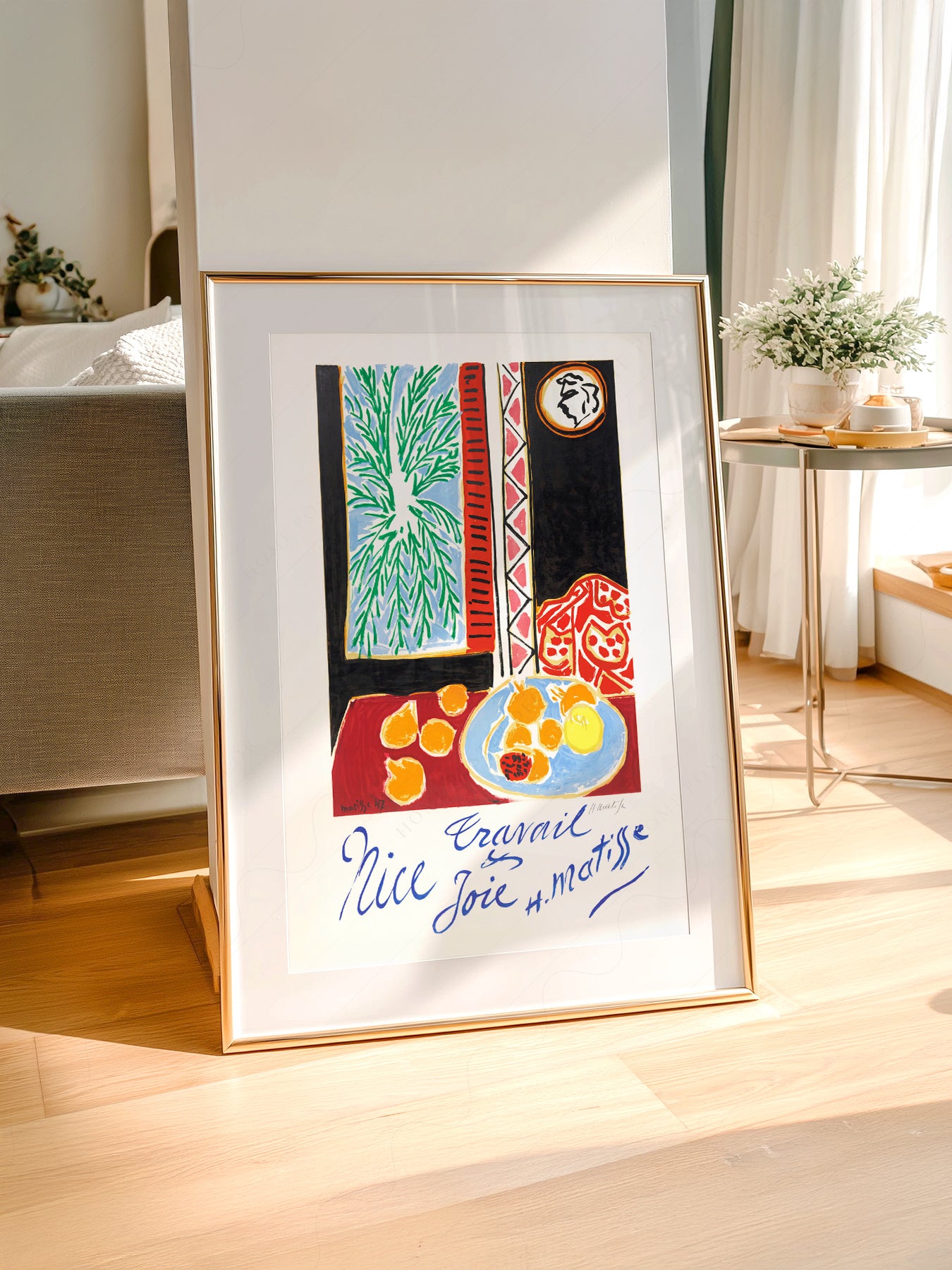 Henri Matisse Nice Travail et Joie Art Print – Modern – museum quality art print