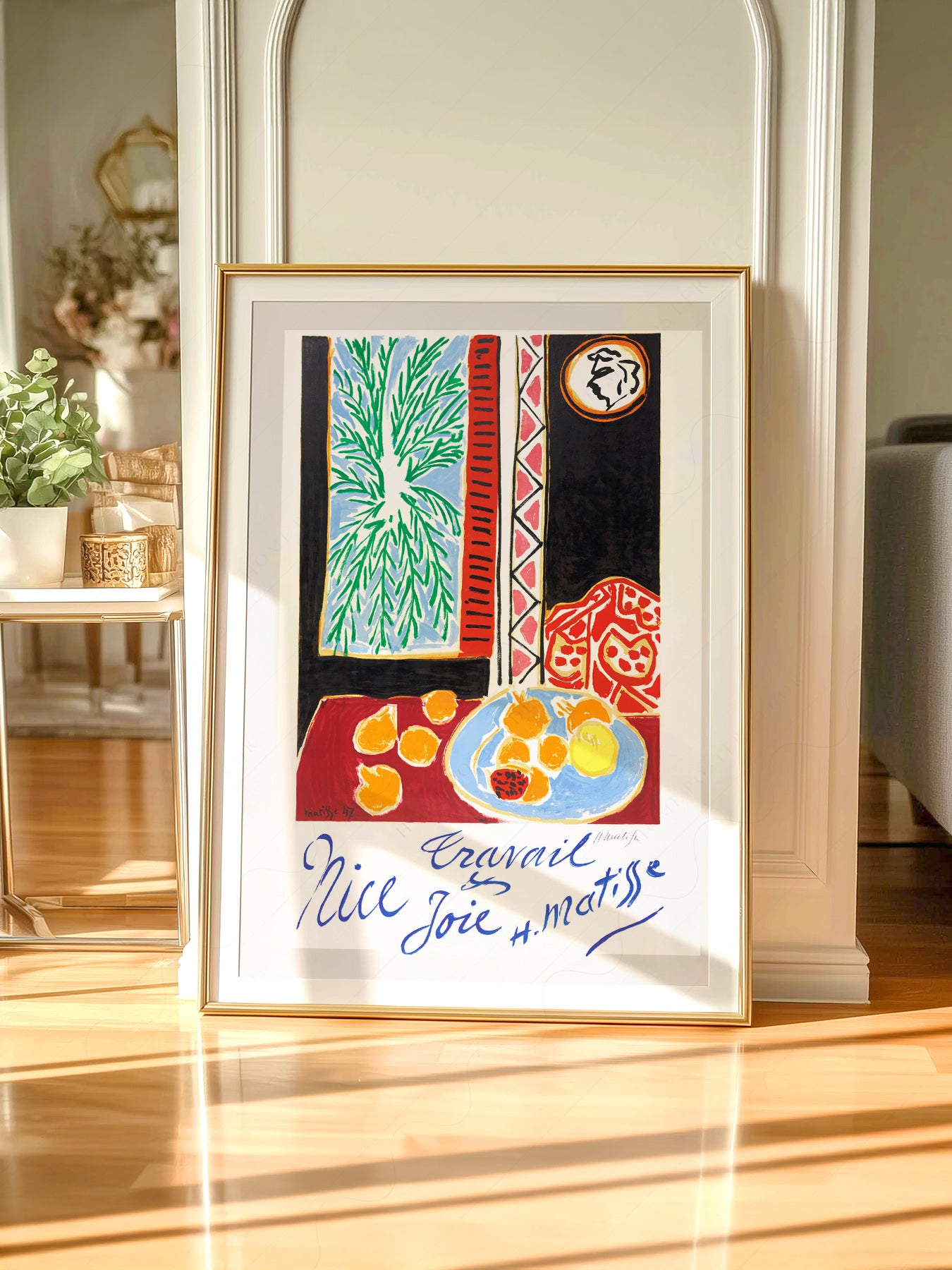 Henri Matisse Nice Travail et Joie Art Print – Modern – gallery wall art poster