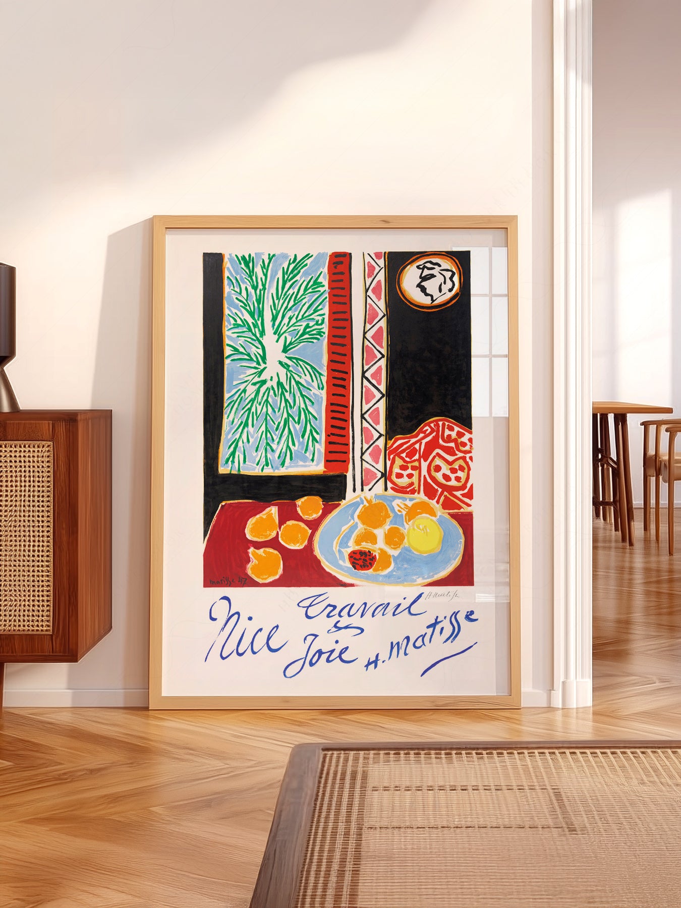 Henri Matisse Nice Travail et Joie Art Print – Modern – classic art print reproduction