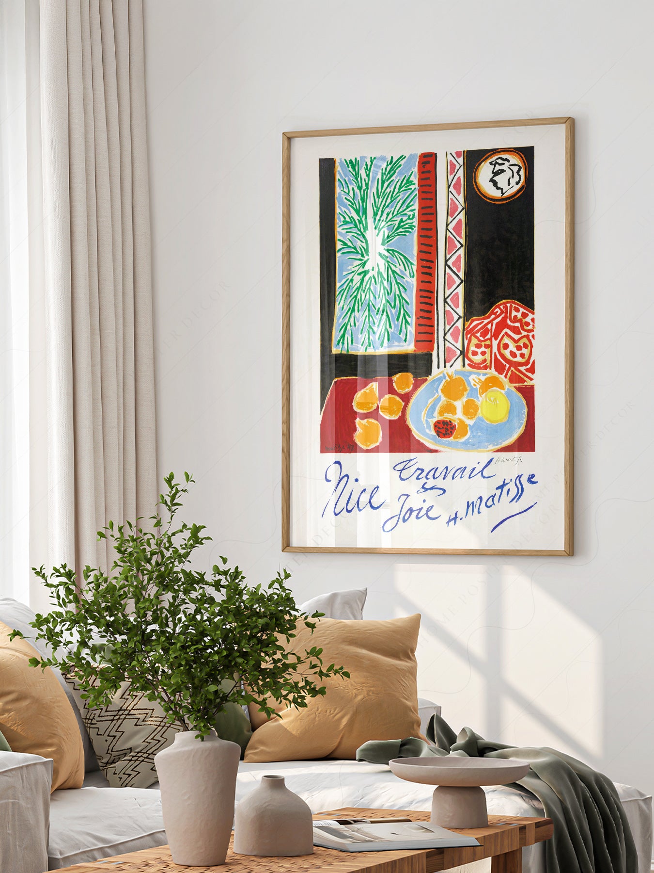 Henri Matisse Nice Travail et Joie Art Print – Modern – archival paper art print
