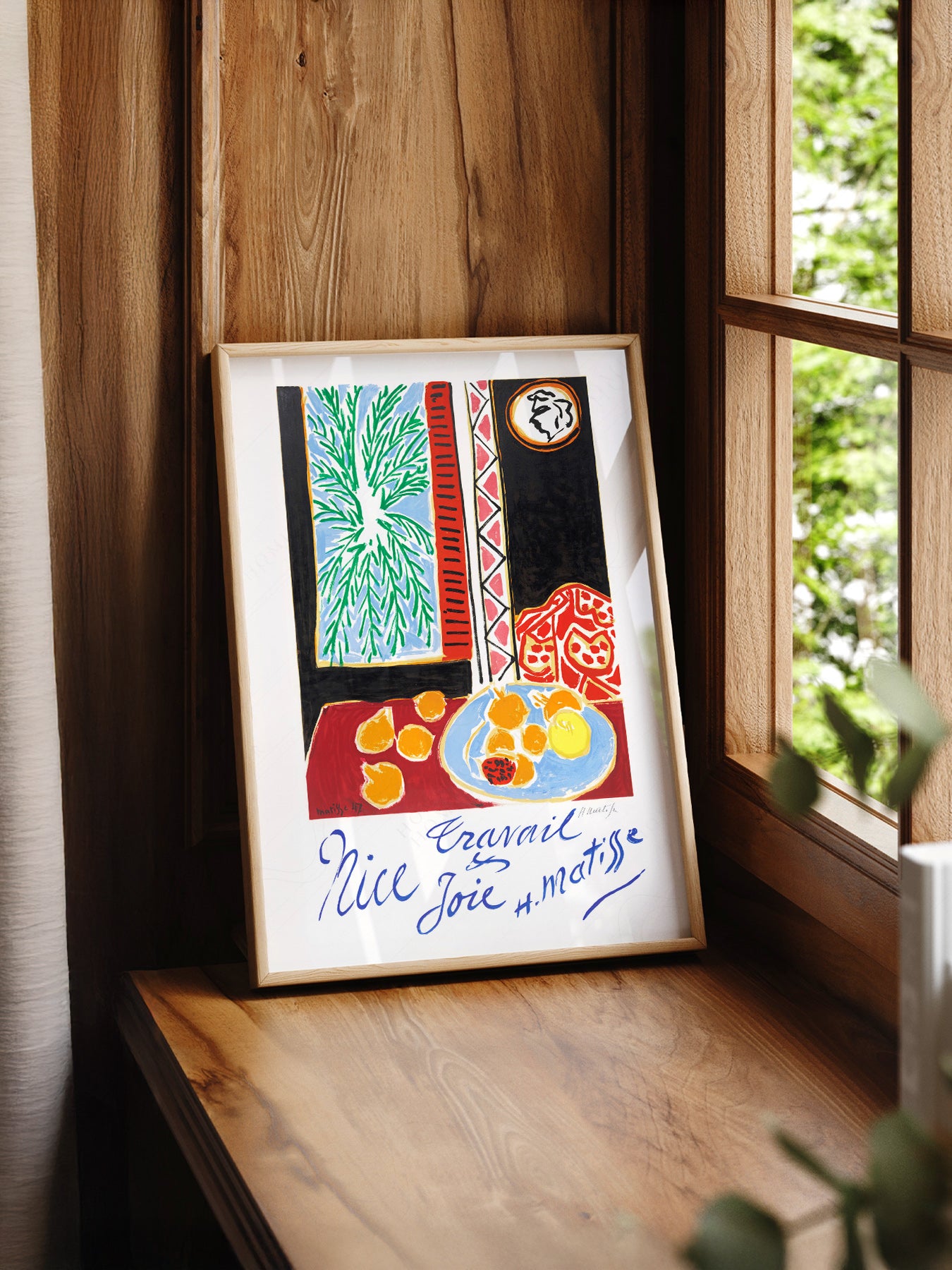 Henri Matisse Nice Travail et Joie Art Print – Modern – art poster for living room
