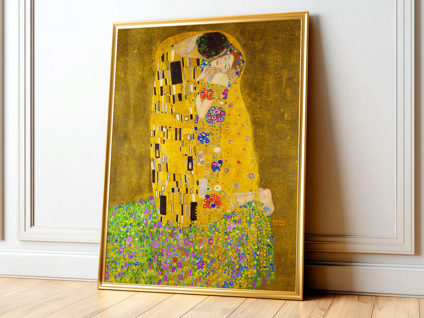 Gustav Klimt, The Kiss, Fine Art Print