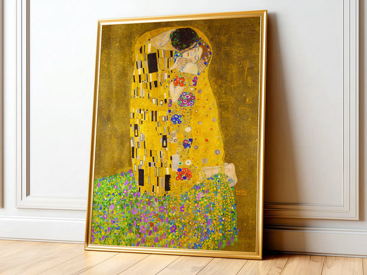 Gustav Klimt, The Kiss, Fine Art Print