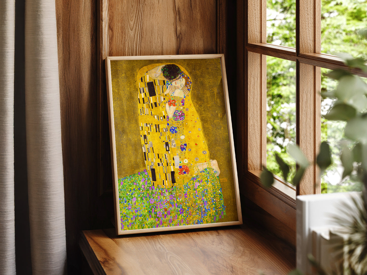 Gustav Klimt, The Kiss, Fine Art Print