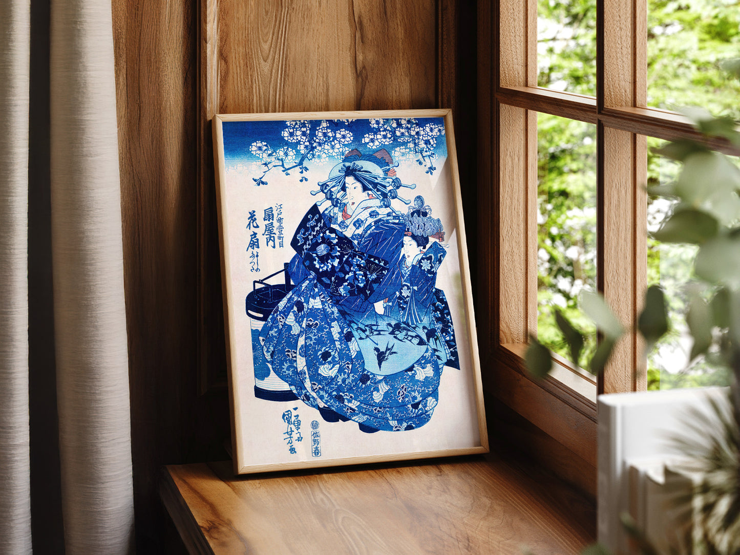 Utagawa Kuniyoshi Ogiya uchi Hanaogi Print – Japanese Ukiyo-e Wall Art