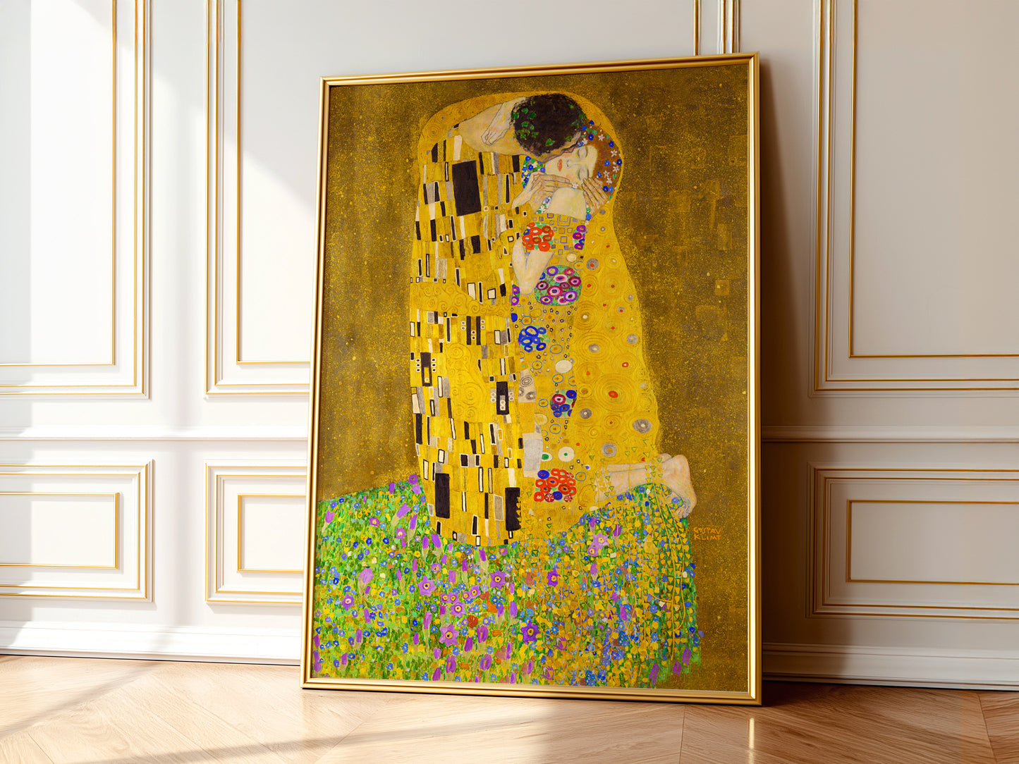 Gustav Klimt, The Kiss, Fine Art Print