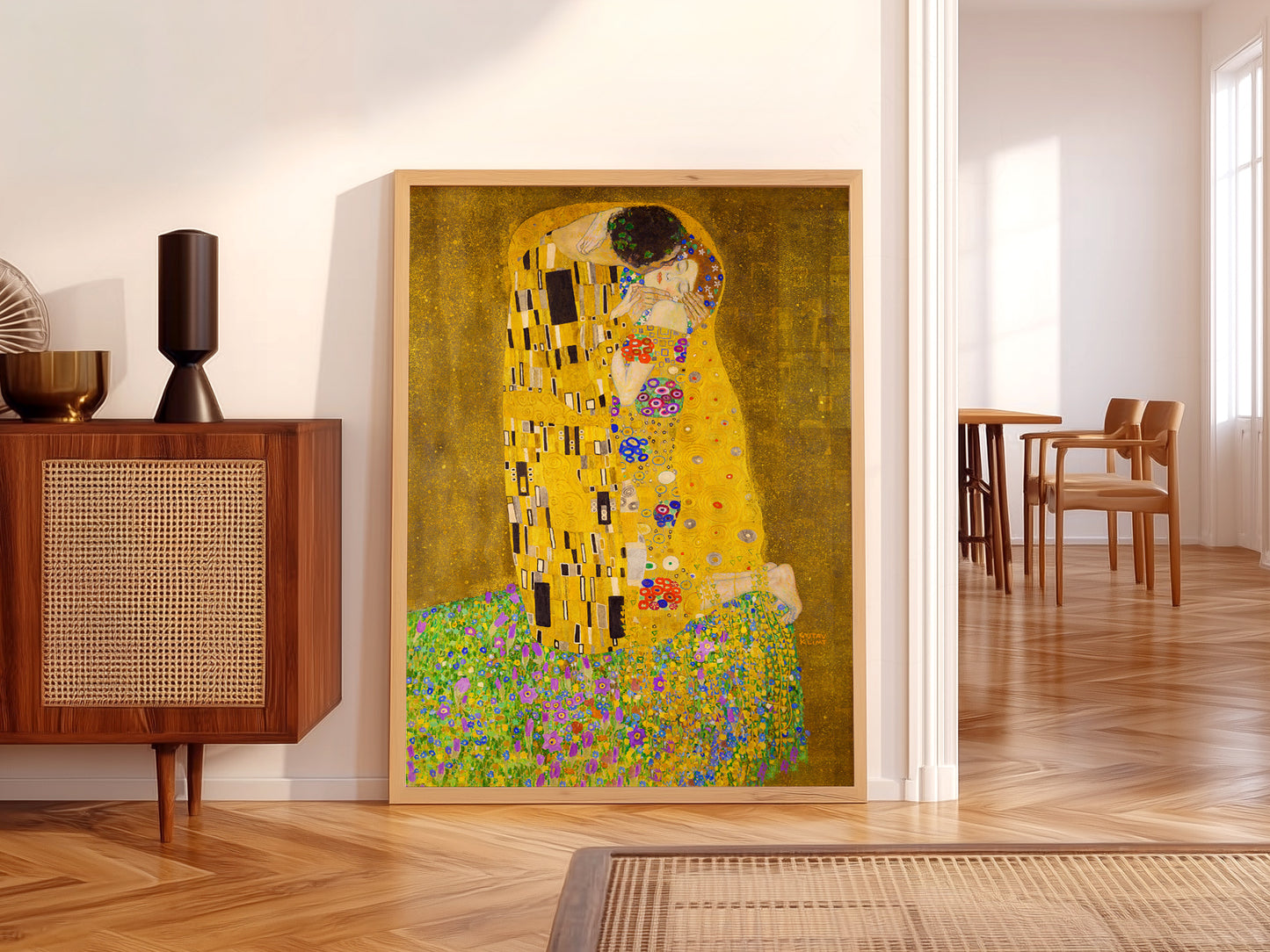 Gustav Klimt, The Kiss, Fine Art Print