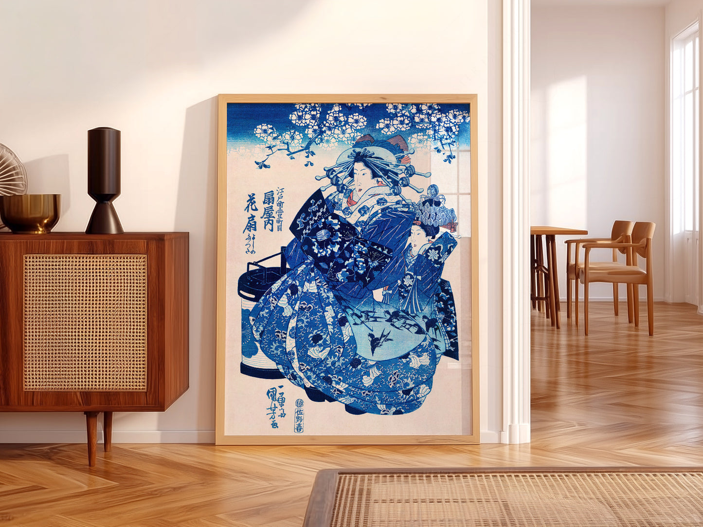 Utagawa Kuniyoshi Ogiya uchi Hanaogi Print – Japanese Ukiyo-e Wall Art