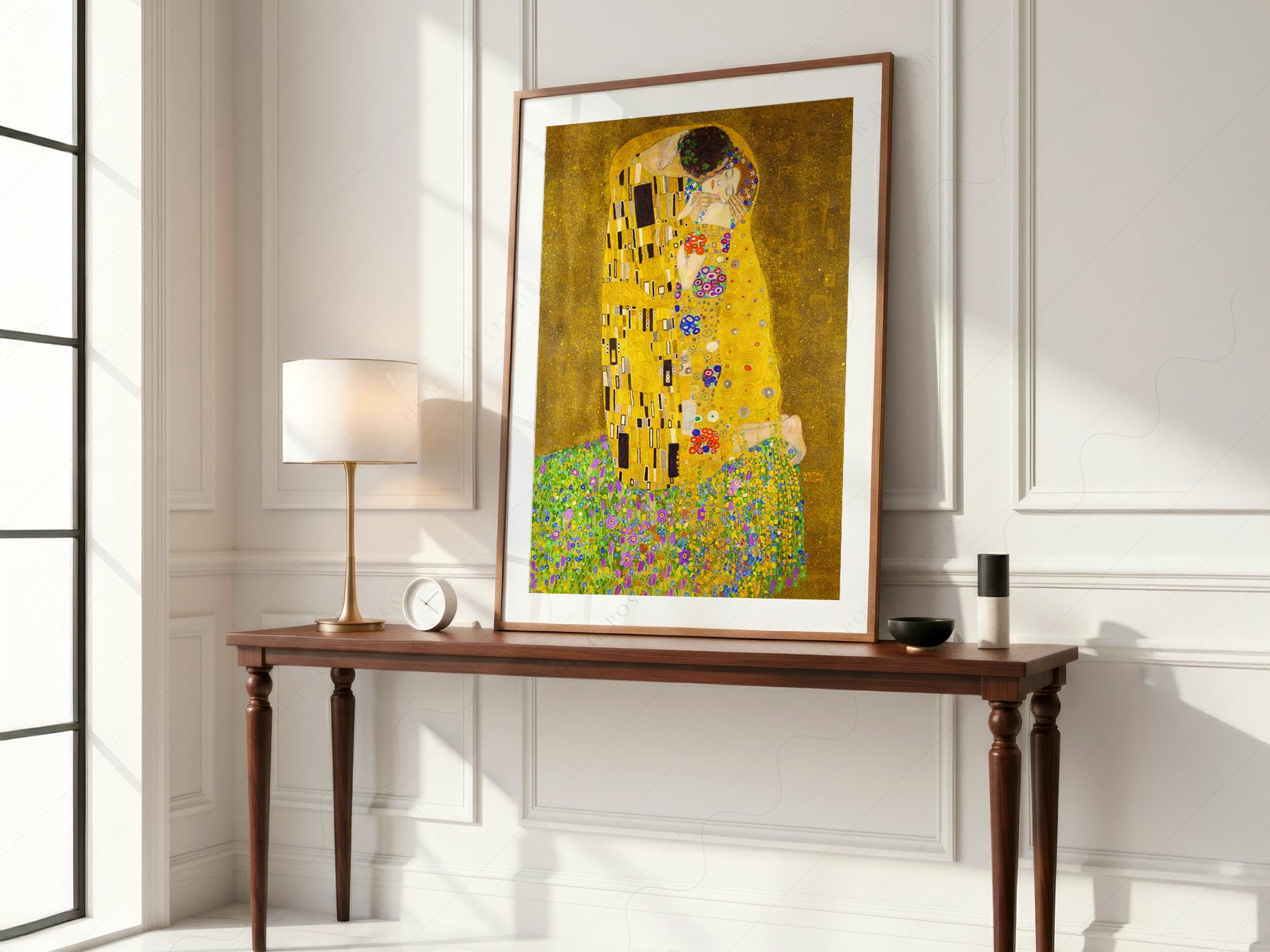 Gustav Klimt 接吻 アートプリント 約60cm x 50cm The Kiss Art Print by Gustav Klimt | Pop Motif