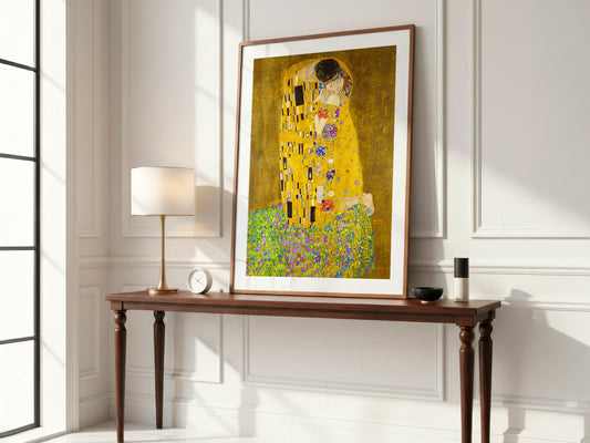 Gustav Klimt, The Kiss, Fine Art Print