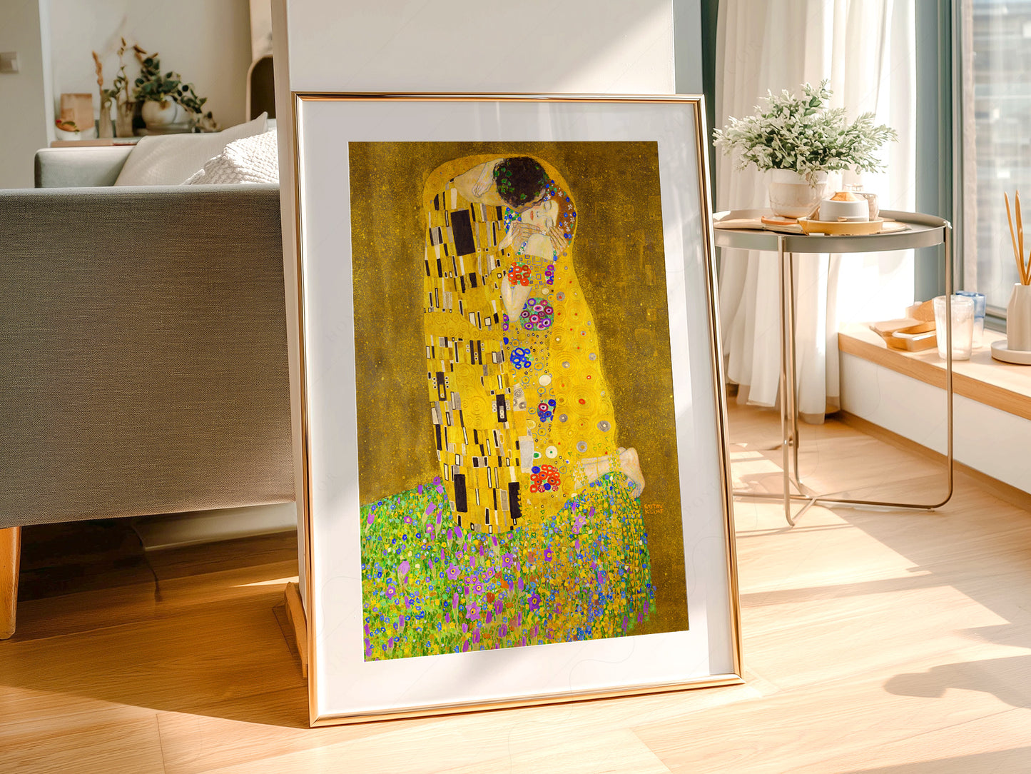 Gustav Klimt, The Kiss, Fine Art Print