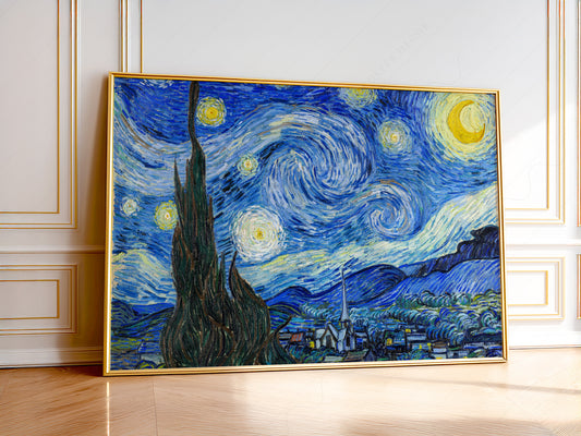 Vincent Van Gogh, Starry Night Print, Famous Artist