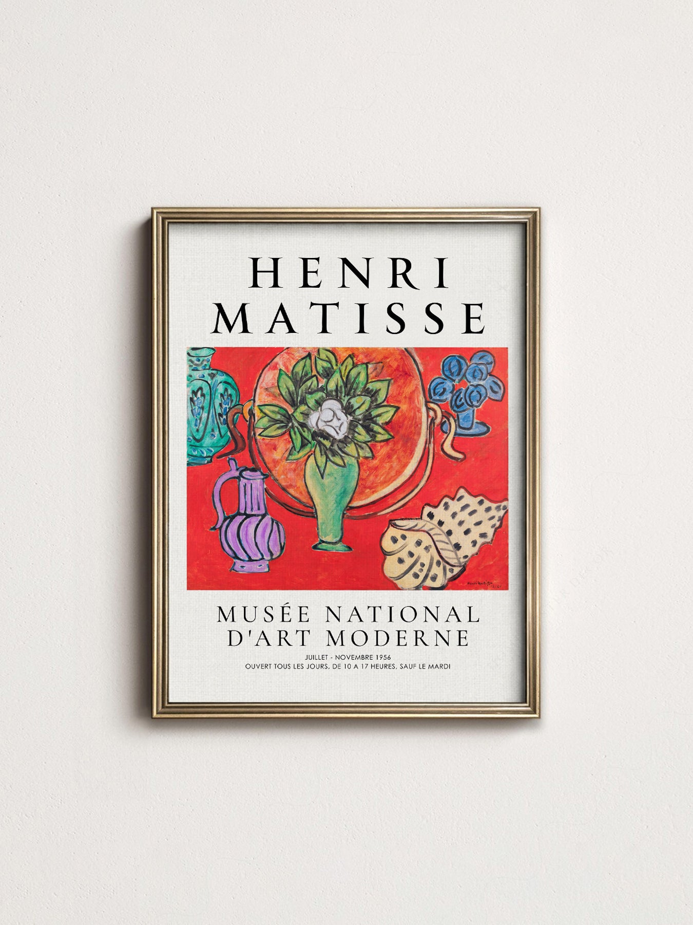 Henri Matisse Tate Gallery Exhibition Poster – Modern Art Print Wall Decor